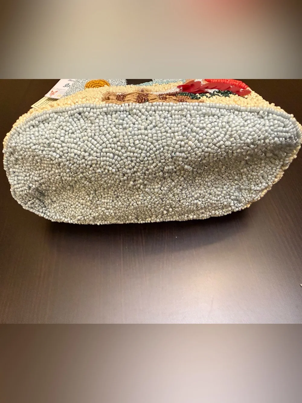Made In India handcrafted Beaded “girl on Beach” Hobo Bag. NWT Tik Tok Famous
